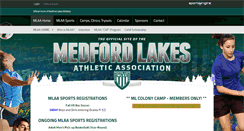 Desktop Screenshot of mlaasports.com